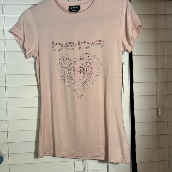 bebe Tops - Bebe Small T NWT / color Pale pink